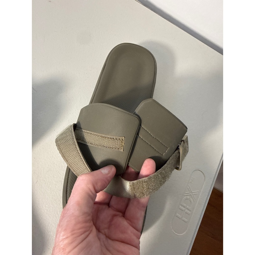 Suicoke Padri-t Olive Green Toe Loop Slides Mens Adjustable Strap Sandals Sz 12 - Picture 10 of 13